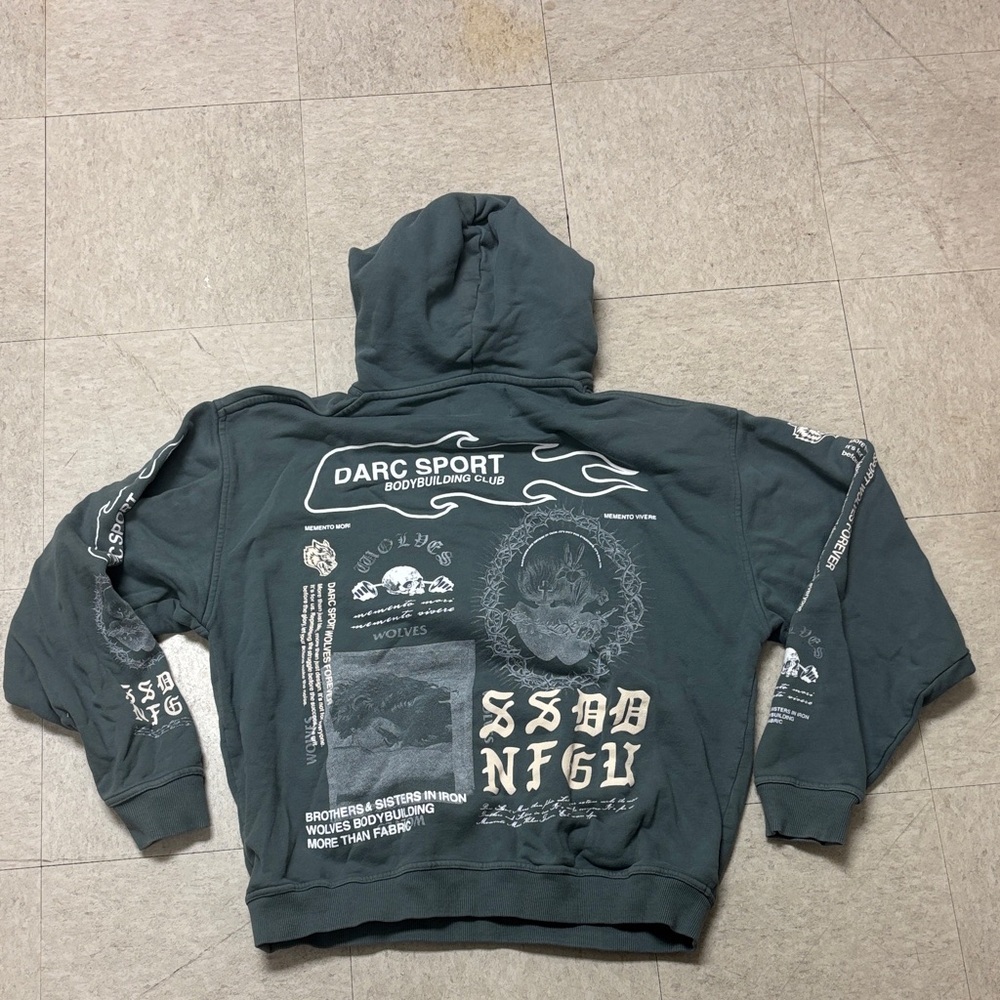 Darc Sport Charcoal Graphic Hoodie